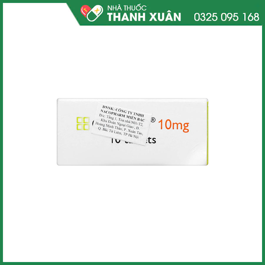 Cetimed 10mg giảm các triệu chứng dị ứng về mũi và mắt, giảm các triệu chứng mày đay